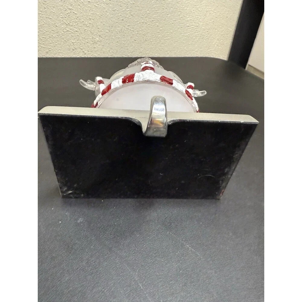Glass Santa Stocking Hanger
